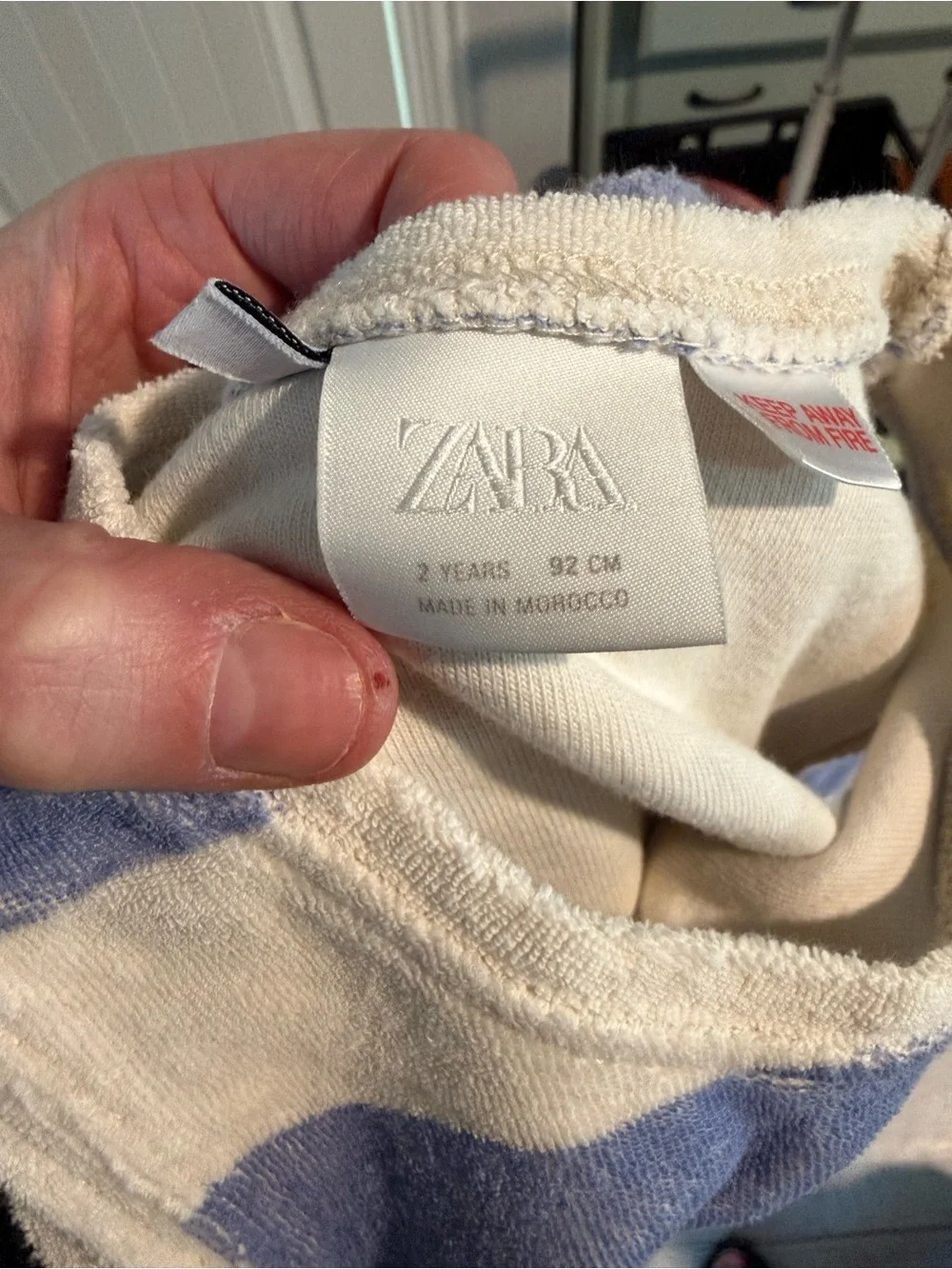 Zara Baby Terry Cloth Striped 2-Piece Set – 2 Years